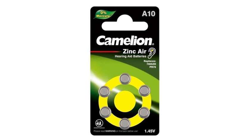 Camelion A10 Zinc Air 1,45v