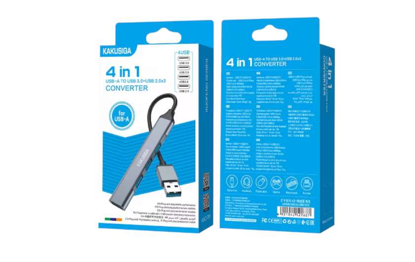 Kakusiga 4in1 Usb-a to Usb3 Converter Ksc-751 (Hub)