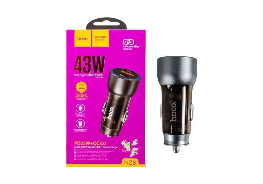 Hoco Nz8 43w Pd25w Qc3,0 Avto Başlıq