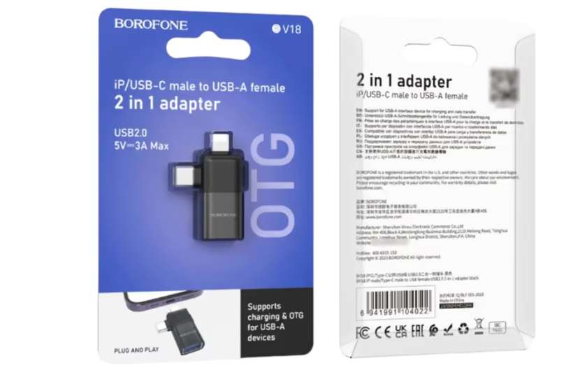Borofone Bv18 (Type-c Lightining Cevri̇ci̇)