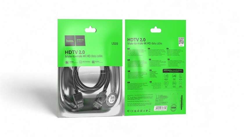 Hoco US09 HDMI Kabel 4K HD 1m