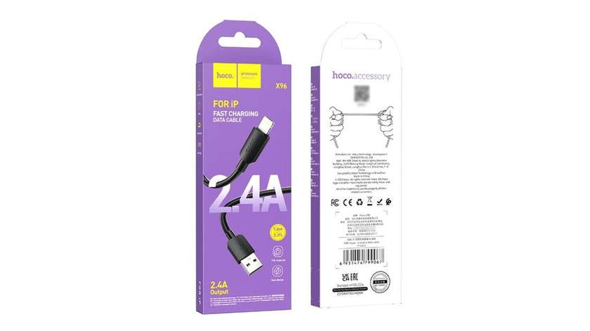Hoco X96 Usb To Lightining Kabel Qara