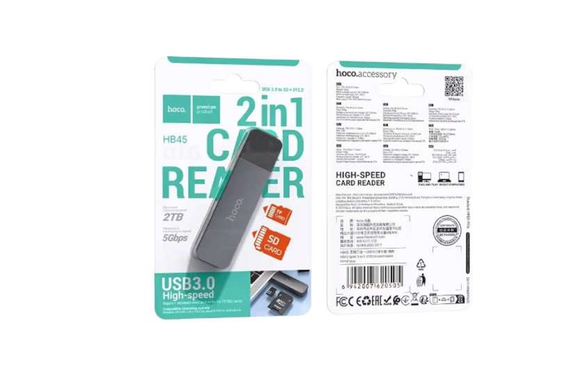 HOCO HB45 USB3 2 in 1 (Kart Oxuyucusu)