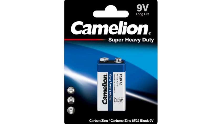 Camelion Zinc 9V 6F22 Batareya