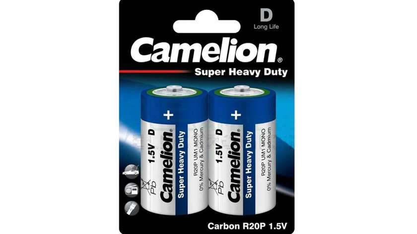 Camelion 1.5V D R20P-BP2B Batareya