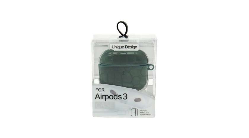For Airpods 3 Case (Ti̇msah Yaşıl Uni̇que Desi̇gn)