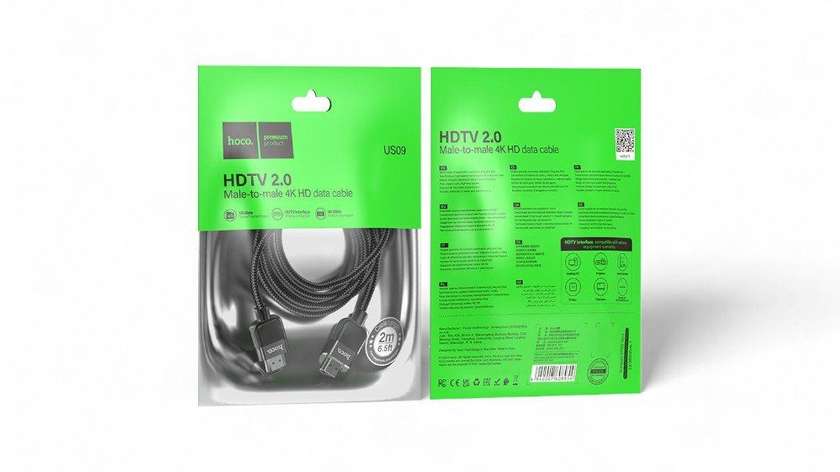 Hoco US09 HDMI Kabel 4K HD 2m