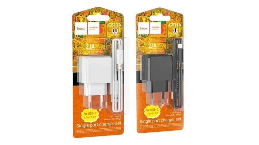 Hoco Cs11a 2,1a 10,5w Max Type C (Dəst Adaptor)