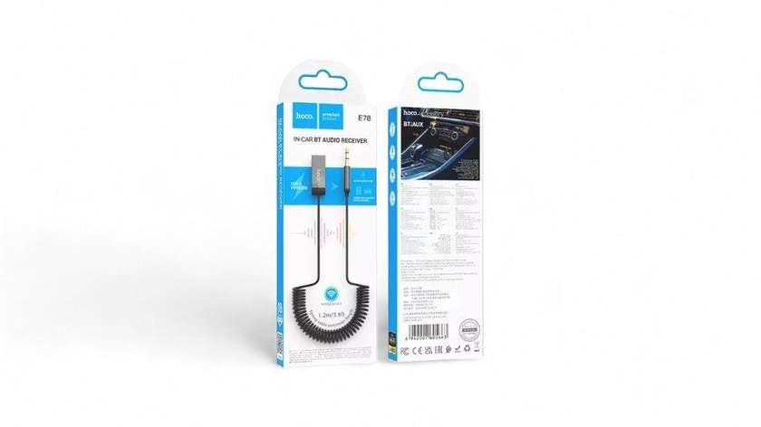 Hoco E78 USB to Aux Bluetooth Ötürücü