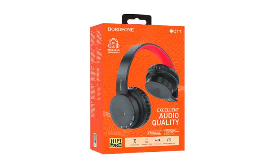 Borofone B011 Simsiz Qara (Böyük Qulaqlıq)