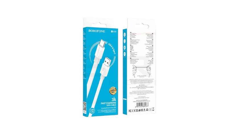 Borofone Bx89 Usb to Type-c 2,4 A (Ağ)