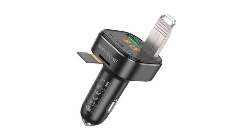 Borofone Bc43 Avtomobil Enerji Ötürücüsü Fm Transmitter Modulyator Bluetooth
