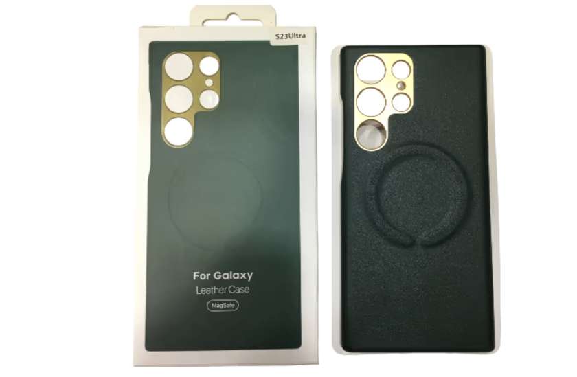 Samsung S23 Ultra Magsafe Case 377 Yaşil Qapaq