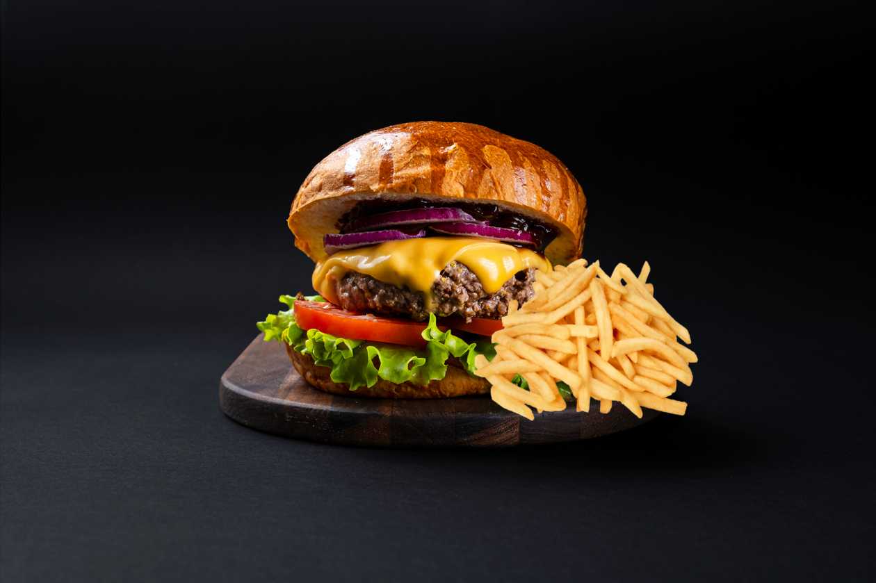 "Classic" Beef Burger + French Fries