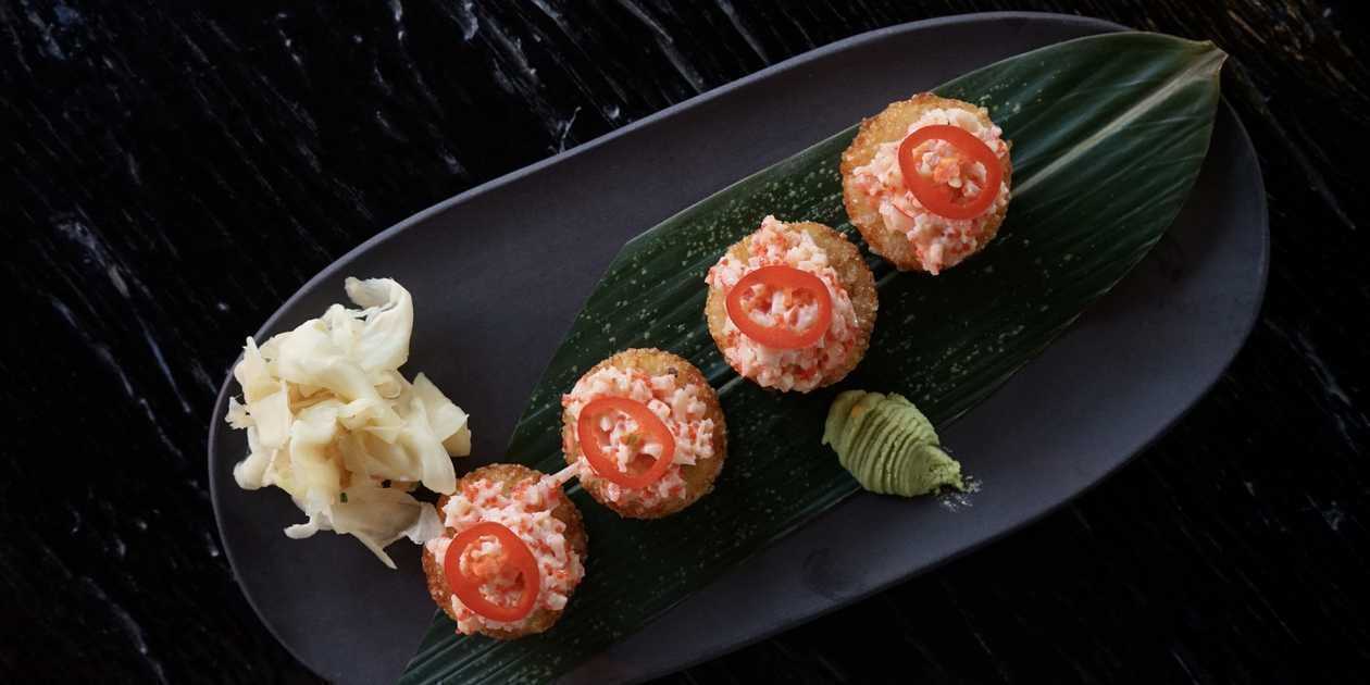 Spicy surimi bites