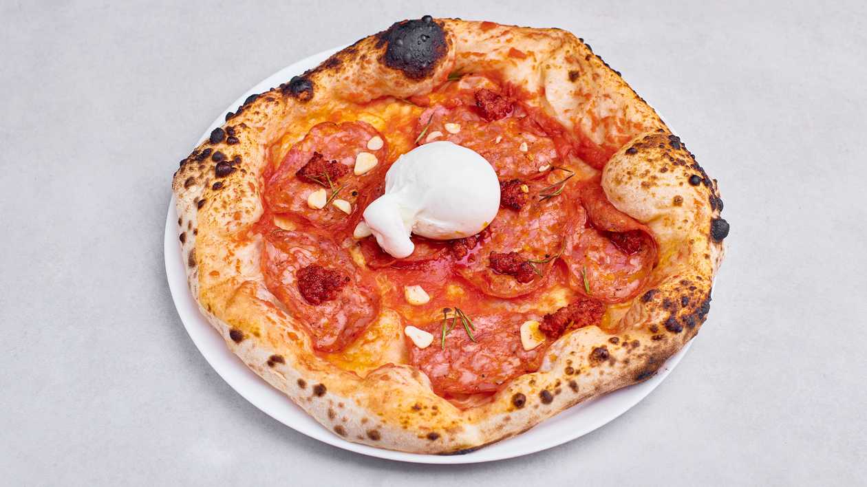 Pizza Burrata Molto Piccante