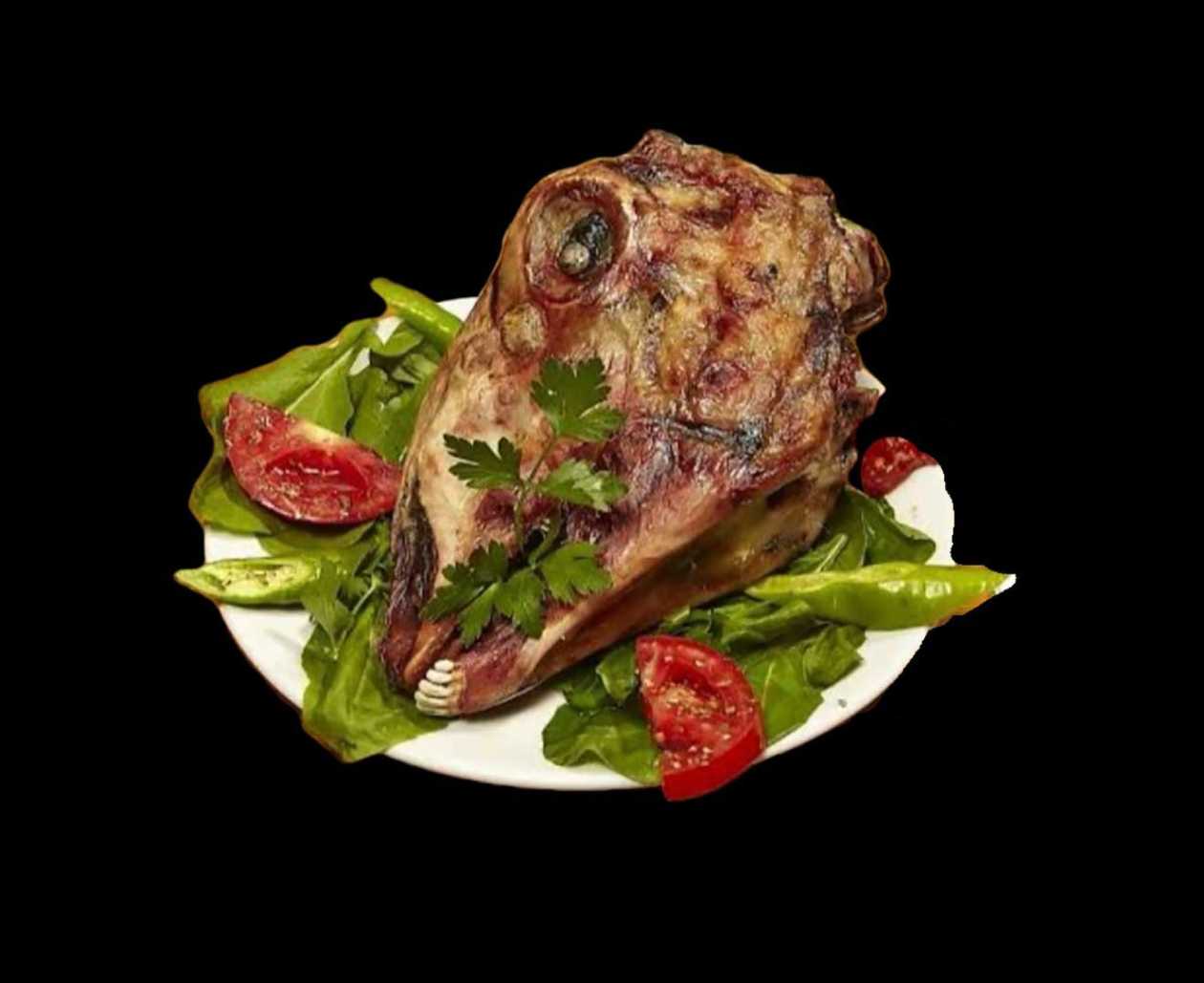 Kəllə ( Təndirdə )