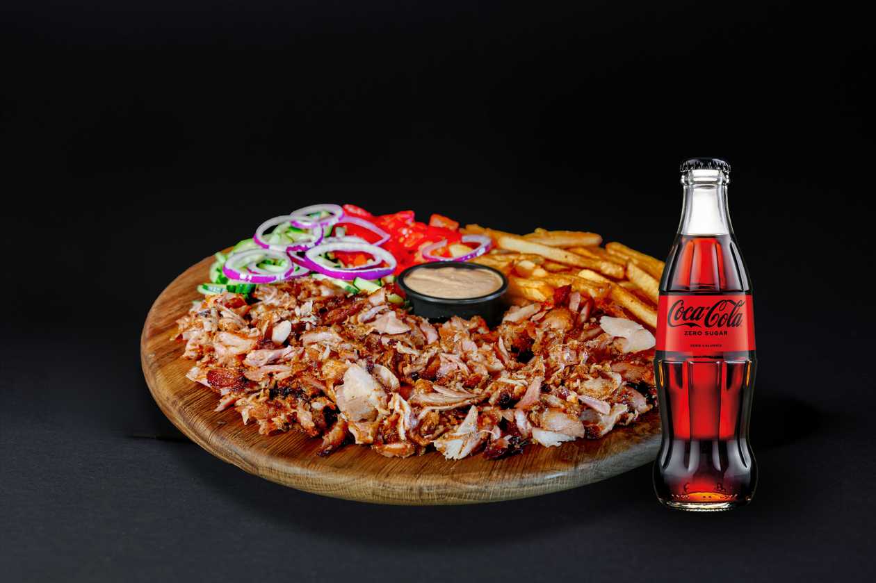 Chicken Kebab on a Plate + Drink 0.25l