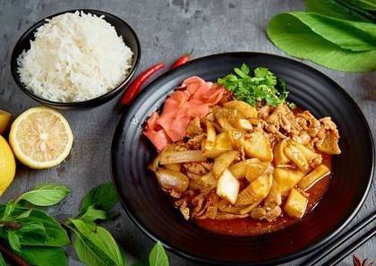 Mięso w Karmelu z Ryżem