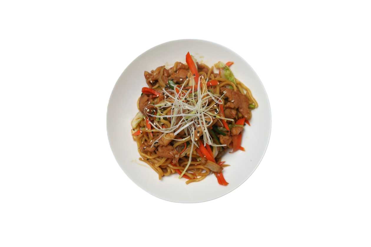 Stir-Fried Noodles with Chicken