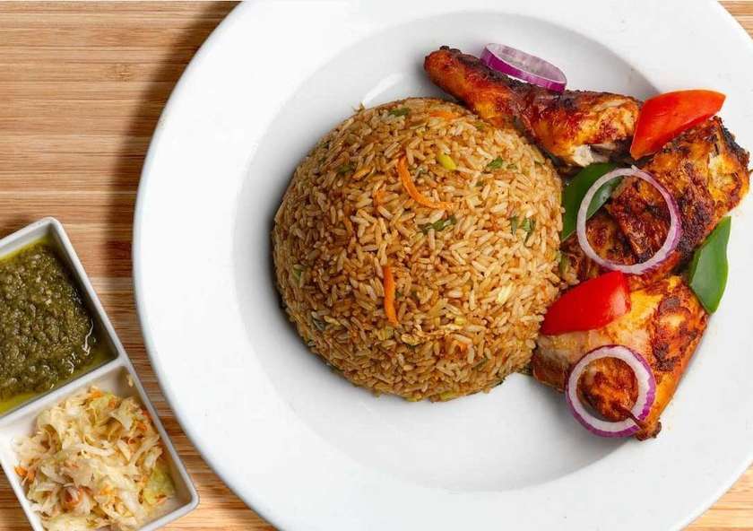 Fried Rice with Spicy fried Chicken