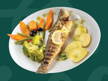 Grilled Tandoori Sea Bass
