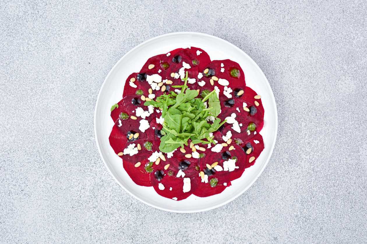 Beet carpaccio