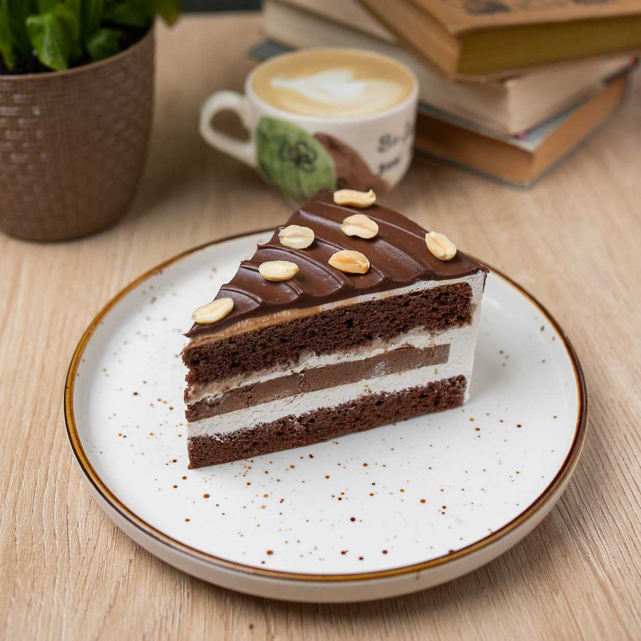 Snickers Cake (Sugar Free and Gluten Free)