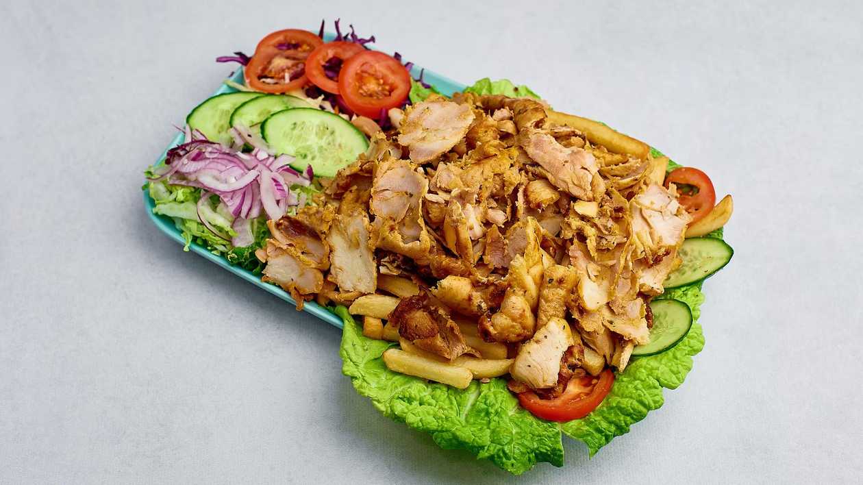 Kebab z Wołowiną na Talerzu