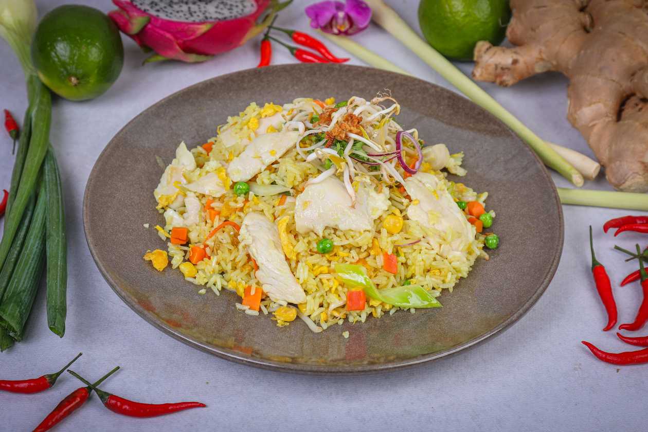 Fried Rice with Chicken