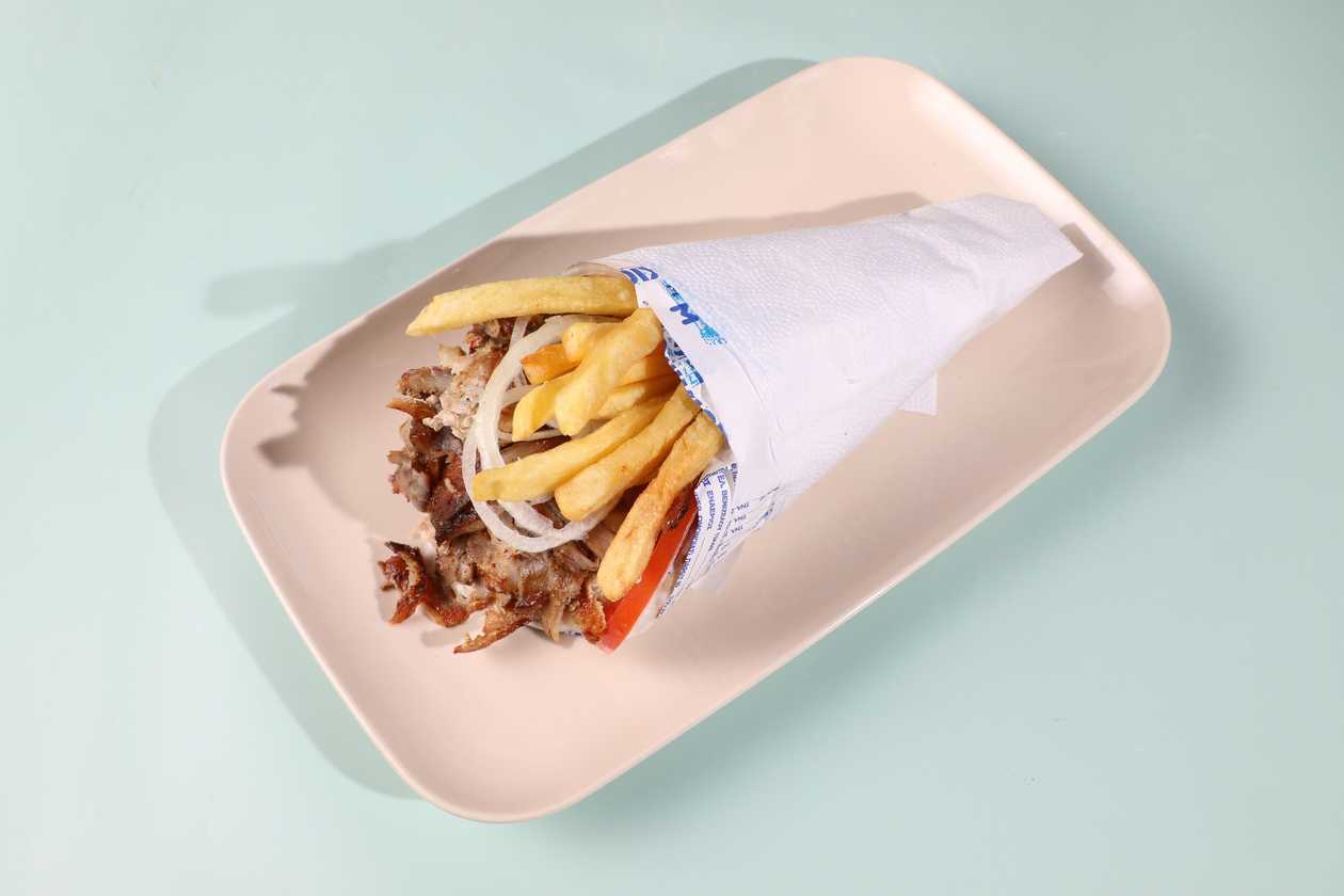Pork Gyros Greek Pita