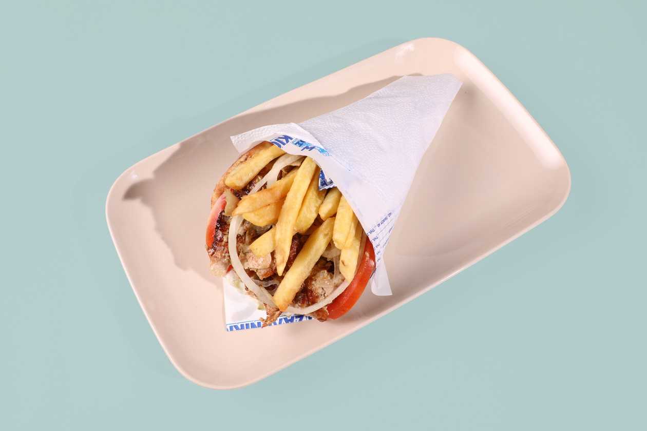 Chicken Gyros Greek Pita