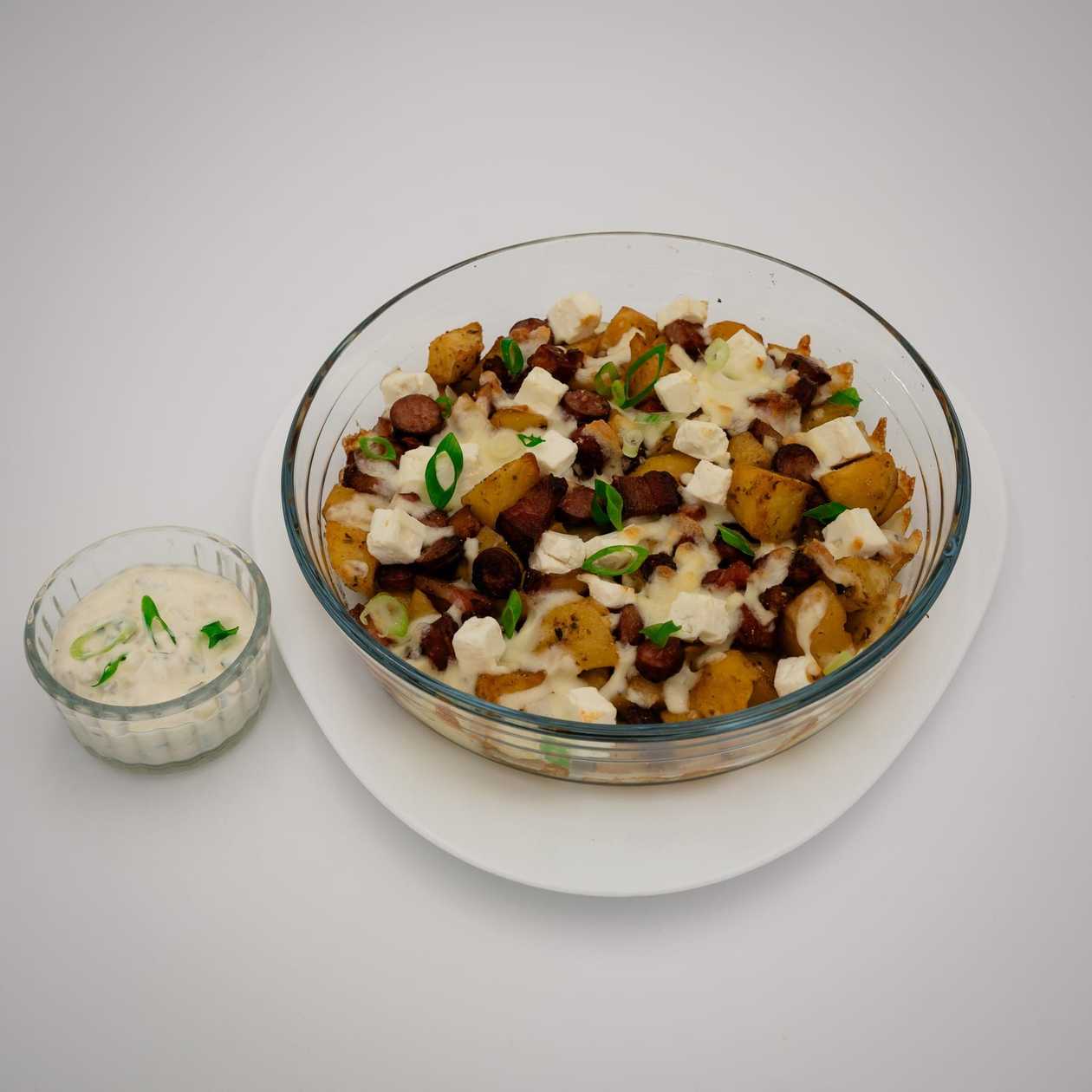 Potato pan baked like în the country
