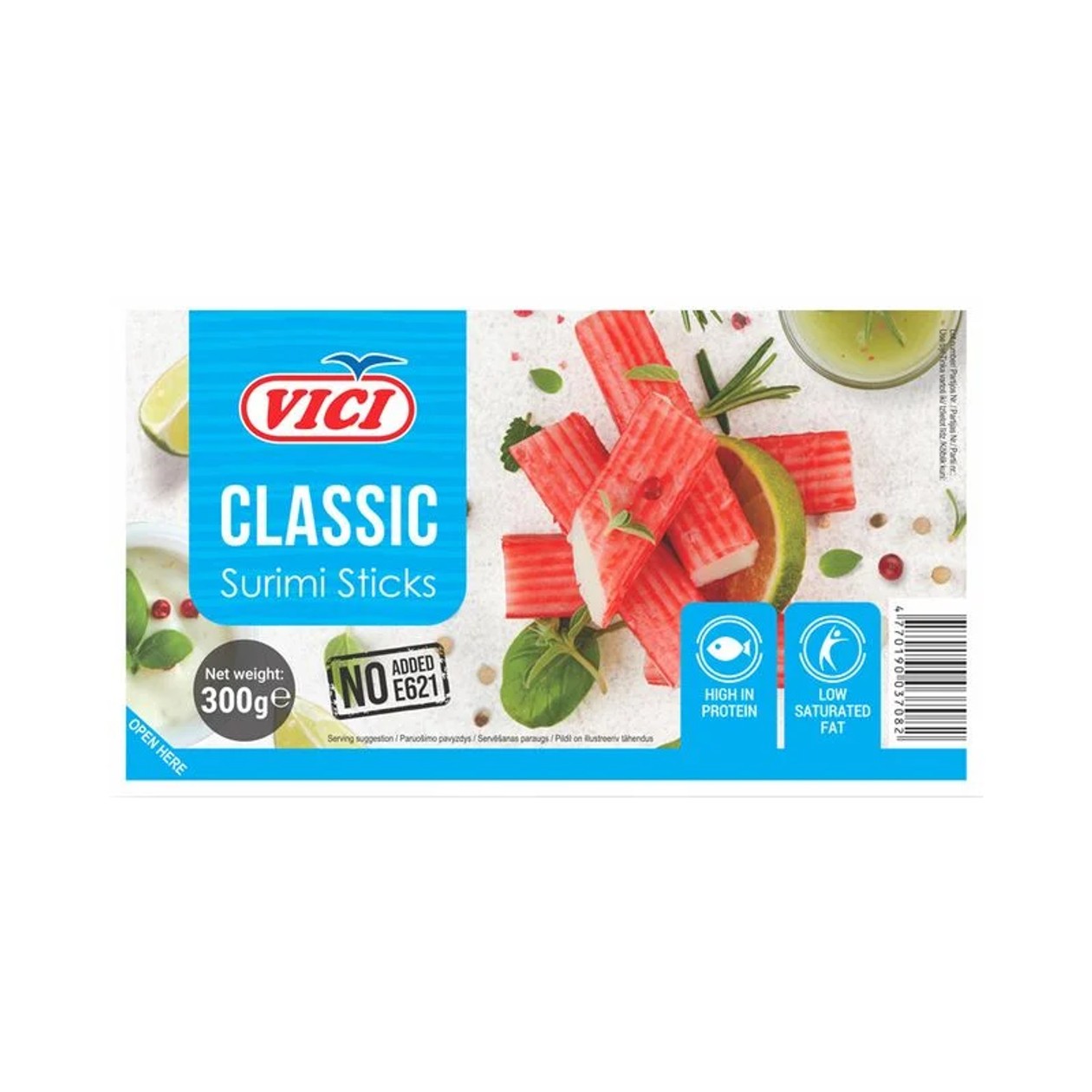 Surimi nūjiņas atdzesētas, Viči, 300g (termiņa atlaide)