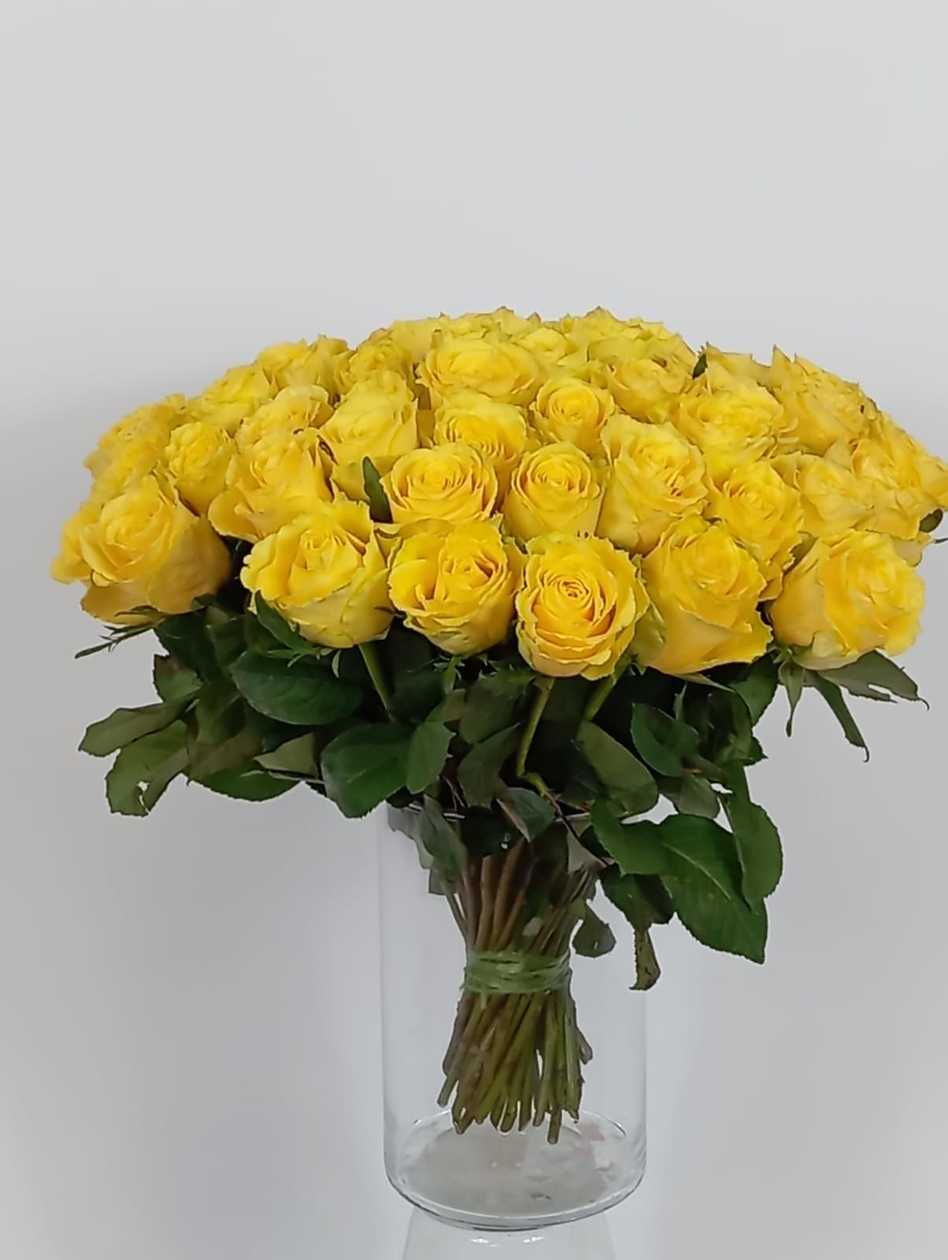 Yellow rose, 1 pc.