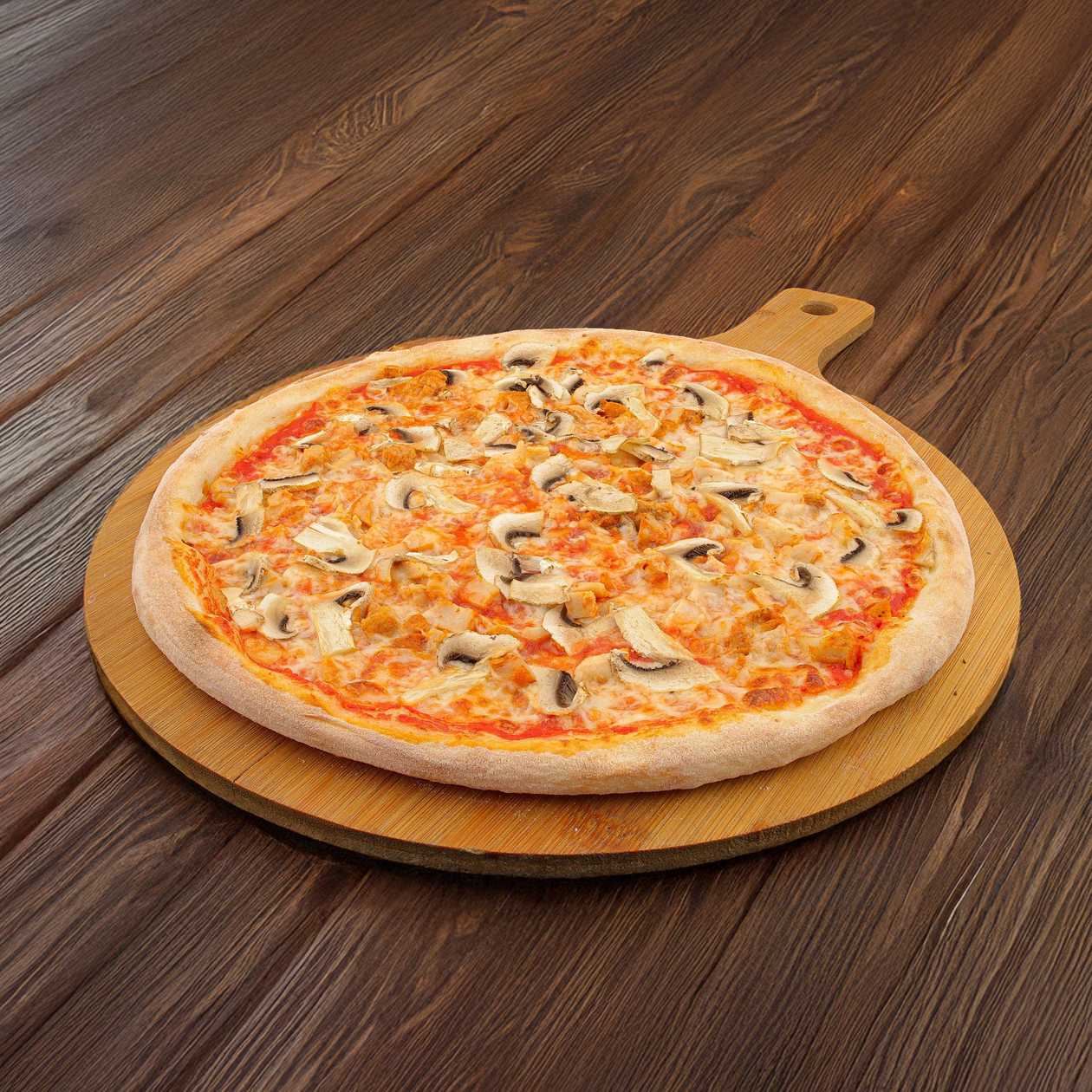 Pizza Funghi e Pollo