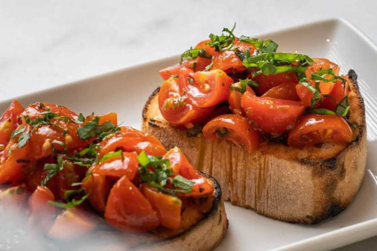 Bruschetta with Cherry Tomatoes