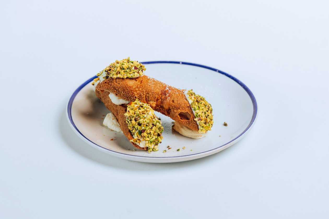 Italian cannolo