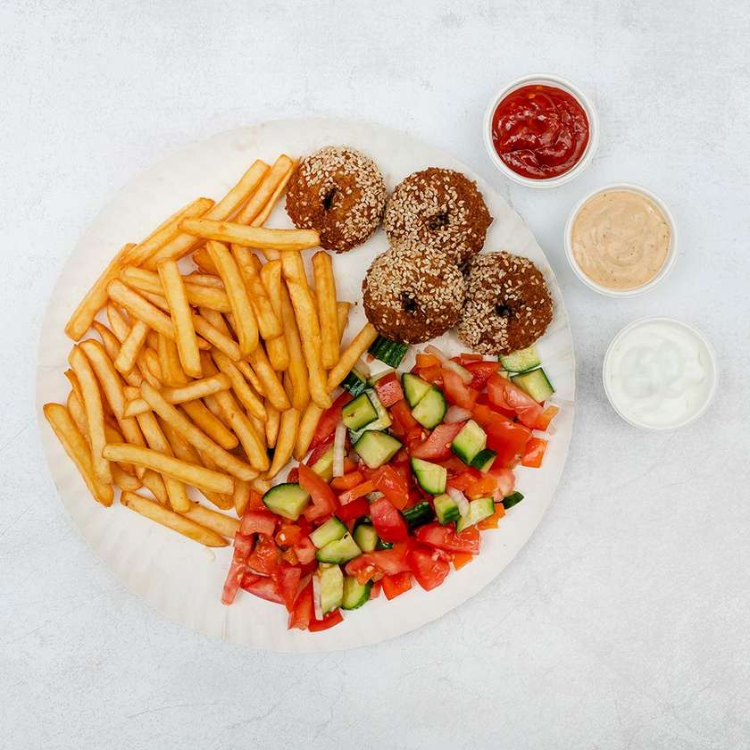 Talerz Falafel z Hummusem
