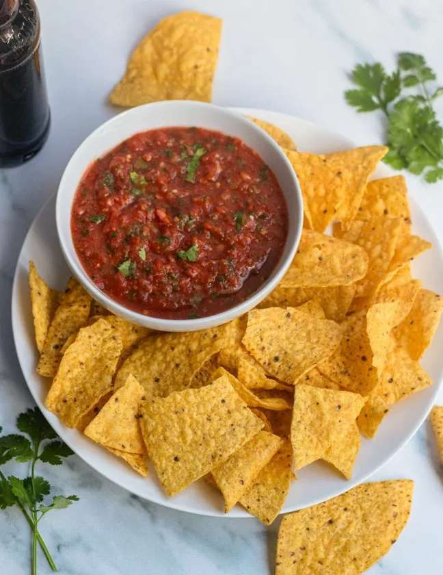 Salsa plate