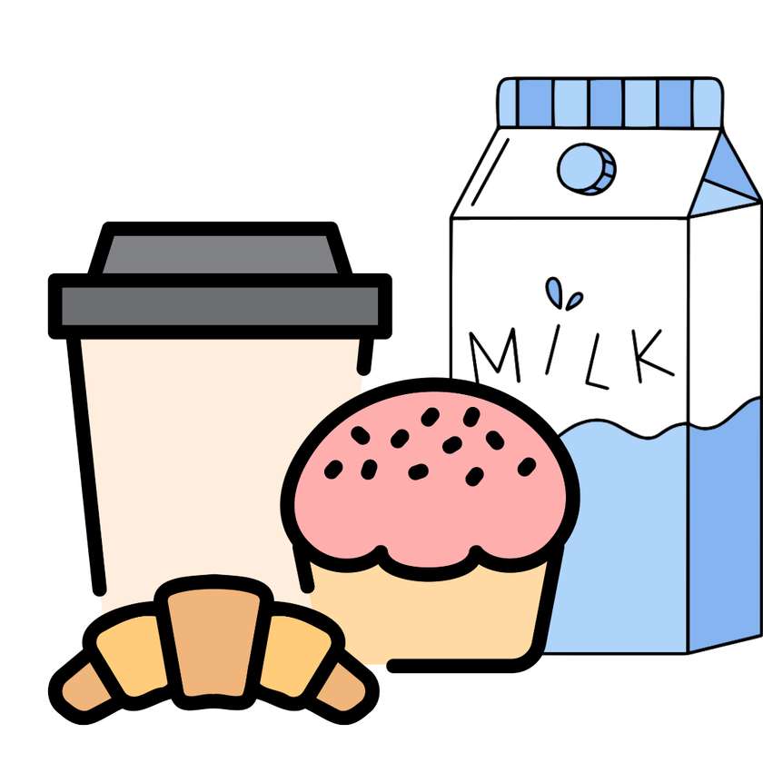 Combine and enjoy with milk