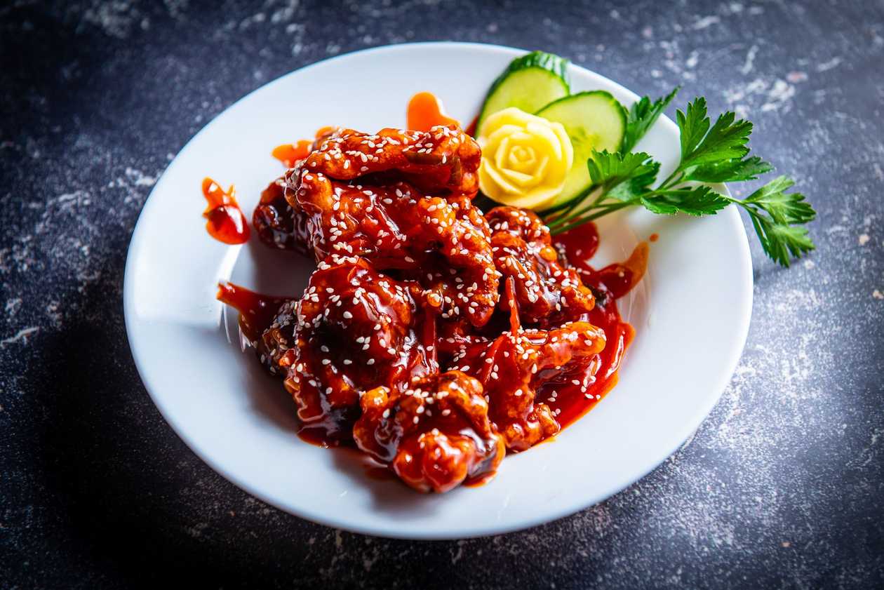 Honey Duck and Egg Noodles