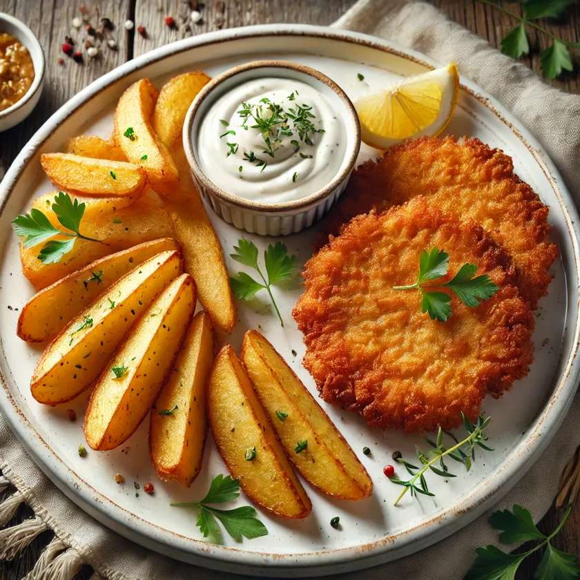 Chicken Schnitzel Menu