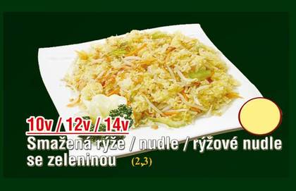 Smažené rýžové nudle se zeleninou