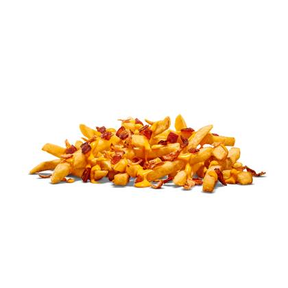 King Fries (+ Cheddar + Bacon + Cebola)