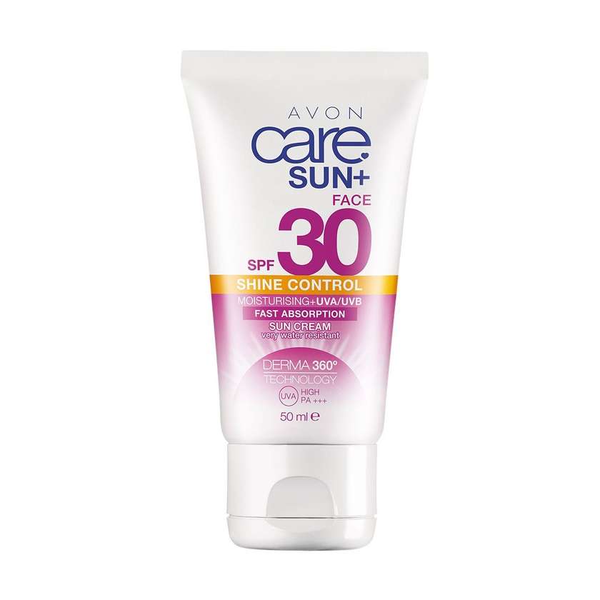Avon Care Sun+ Shine Control Moisturizing Face Sun Cream Spf30