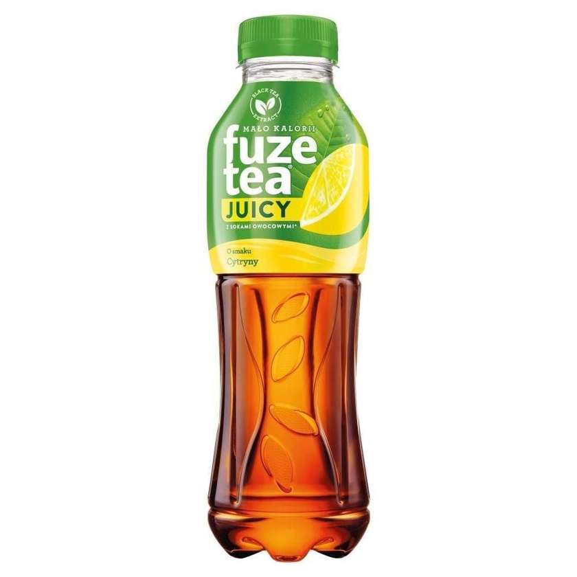 Fuze Tea Cytrynowa z Czarną Herbatą i Trawą Cytrynową (0.5 l)