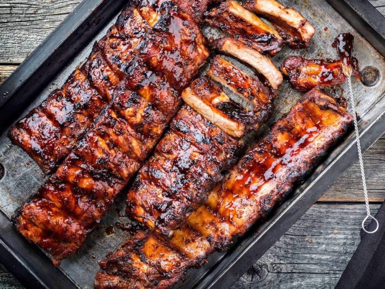 1500g Vepřová žebra BBQ