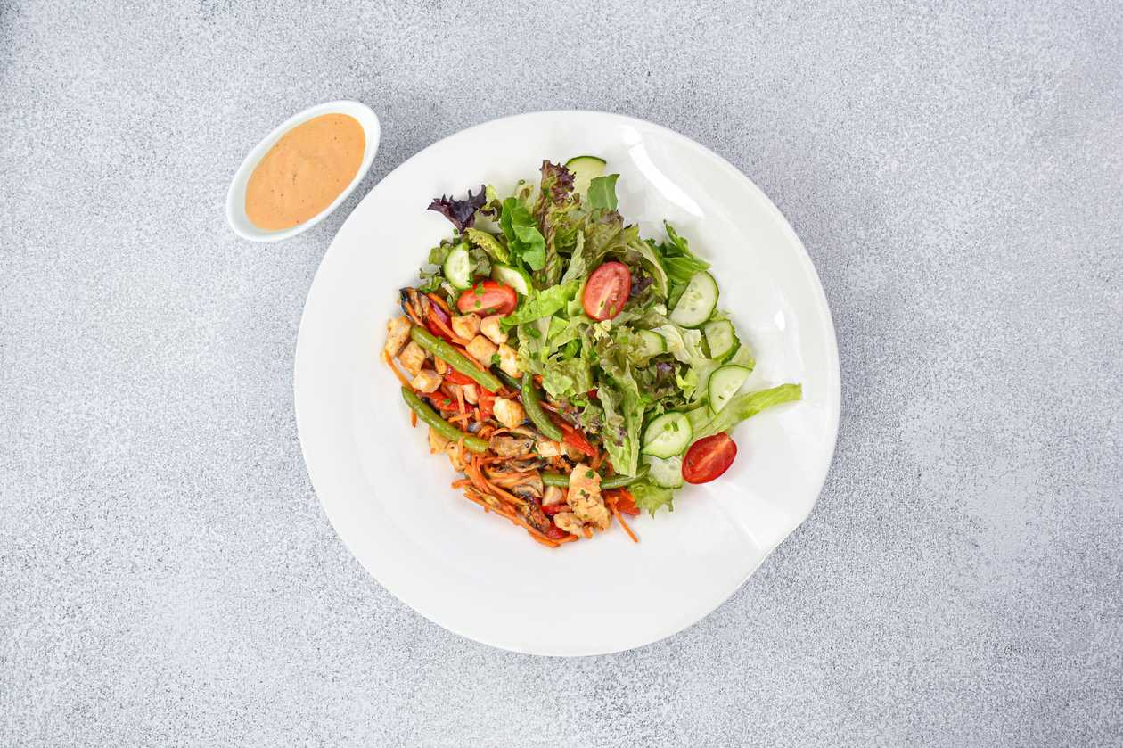 WOK-Fried Teriyaki Chicken