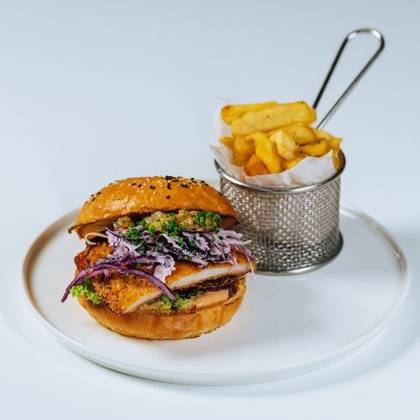 Chicken Schnitzel Burger